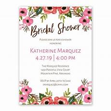 Shower Invitations by Blooming Bridal Shower Invitation S Bridal Shower Invitations