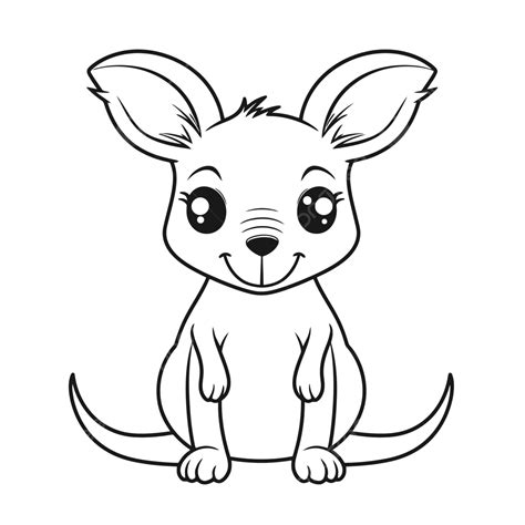 Kangaroo Coloring Pages