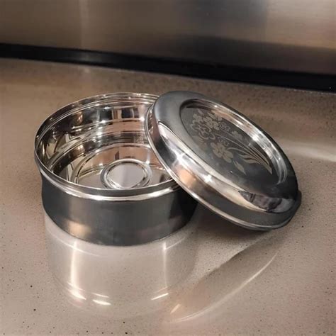 Tiffin Box - Madhuram Prime Quality SS Mira Dabba No.3 8.4X19 Mm AM2965 ...