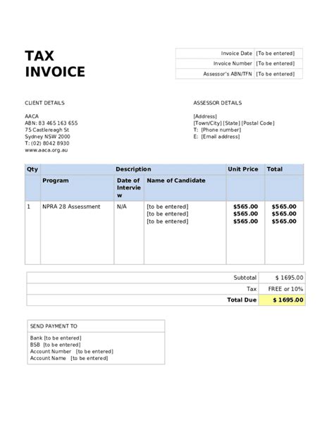 Re: Australian Tax invoices - why is the ABN and business ... Doc ...