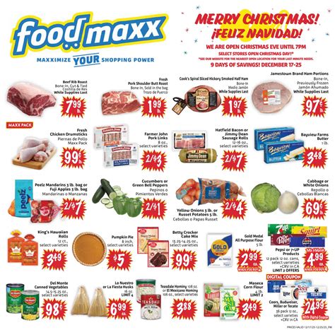 FoodMaxx Weekly Ad December 17 – December 25, 2025