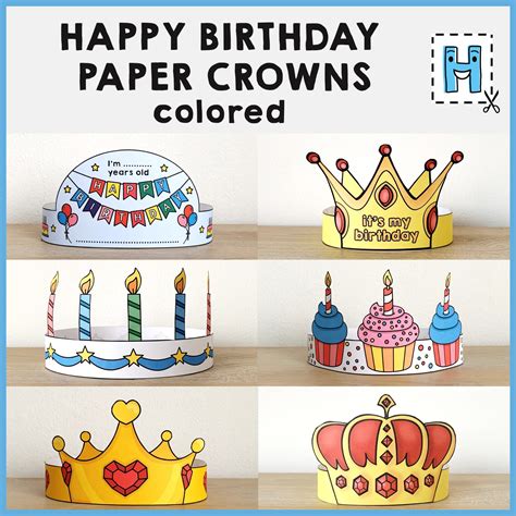 Birthday Crown Printable