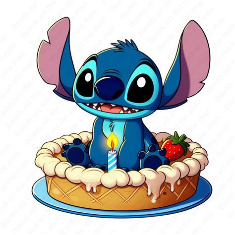 Birthday Stitch PNG, Happy Birthday Stitch PNG, Lilo and Stitch PNG ...