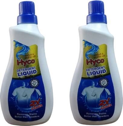 Hyco Liquid Detergent 500ml (Pack of 2) Jasmine Liquid Detergent Price ...