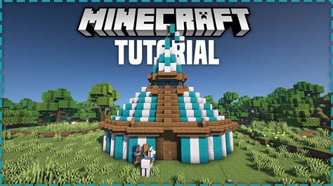Minecraft Circus Tent Tutorial 的图像结果
