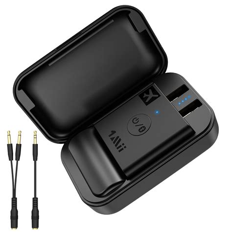 1Mii B05 Airplane Bluetooth 5.3 Audio Transmitter for Headphones W ...