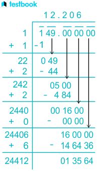 Square Root of 149 by Approximation & Long Division Method