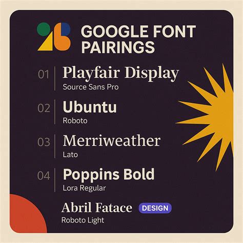 Perfect Google Font Pairings Designers Swear By | Font pairing with ...