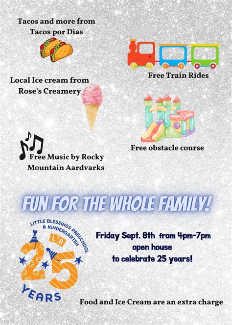 25th 12 sheet | Little Blessings Preschool