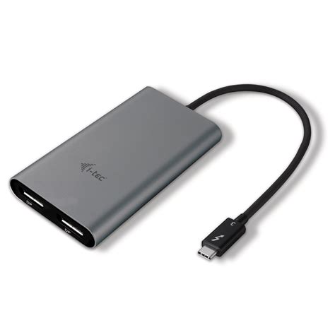 i-tec Thunderbolt 3 to Dual DisplayPort Video Adapter Supports Dual 4K ...