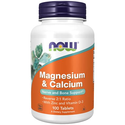 Magnesium & Calcium 2:1 ratio + Zinc & D3 100T
