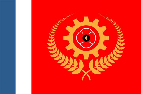 Alternate flag of the French Peoples Republic (TNO universe) : r ...