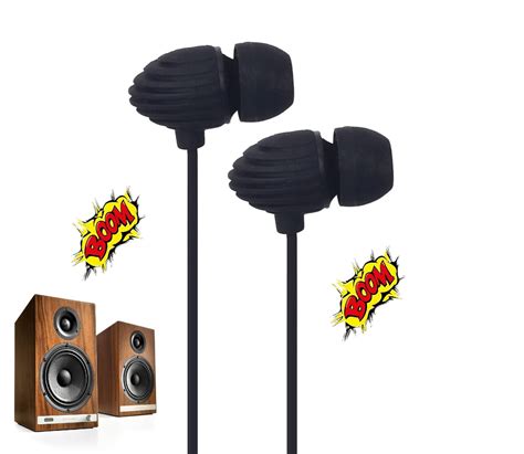 TECHTICS In-Ear Ergonomic Comfort-Fit Stereo Noise Isolation Headphones ...