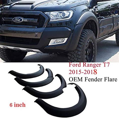 Buy For Ford Ranger Wildtrak T7 PX MK2 Fender Flares Mudguards Wheel ...