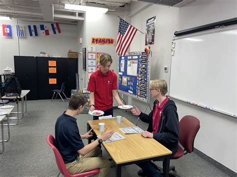 Spanish Class (Level 1) performs restaurant skits - All Campuses