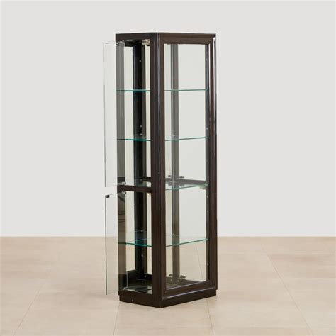 Buy (Refurbished) Brad Tempered Glass Bar Curio - Brown from Home ...