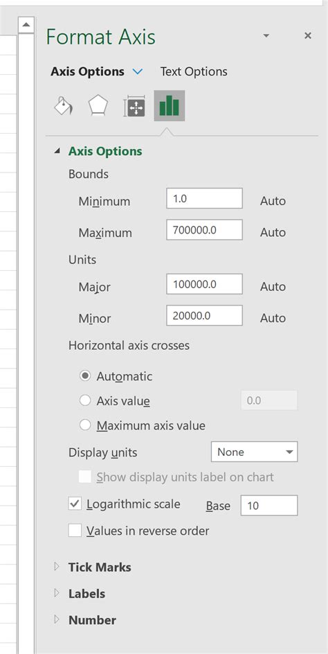 Image result for Semi-Log Graph Excel