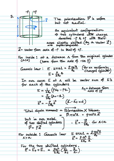 PHY113 tutorial 6 sol - 5 3 The polarization is uniform but not radial ...