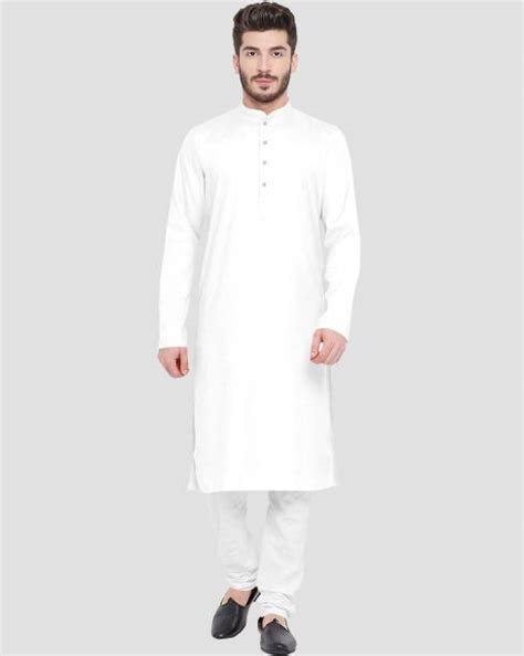 White Mens Ethnic Sets - Buy White Mens Ethnic Sets Online at Best ...