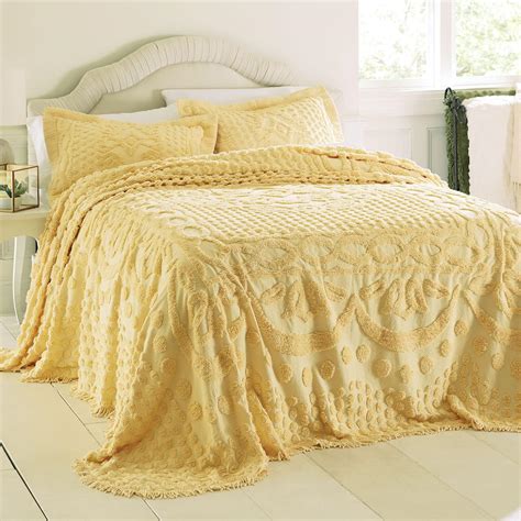 Amazon.com: Better Trends 100% Cotton Chenille Bedspreads Queen Size ...