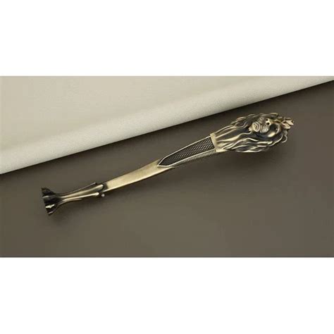 Brass Antique Finish 50 MM Lion Shape Main Door Handle
