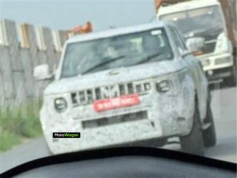 New Mahindra SUV spied testing — Is it the new XUV500?