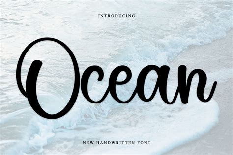Ocean Font by PiPi Creative · Creative Fabrica