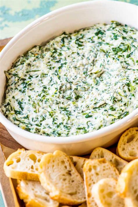 Creamy Spinach Dip - Homemade Hooplah