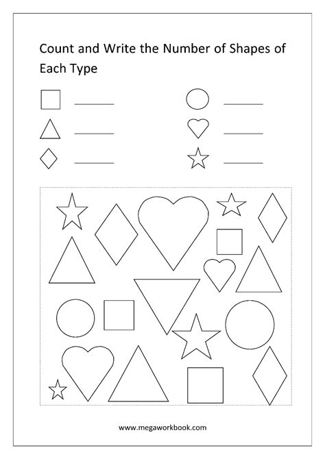 Count Shapes Worksheet 的图像结果