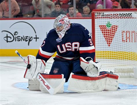Hellebuyck and Connor defeat Canada to clinch a spot in the 4 Nations ...