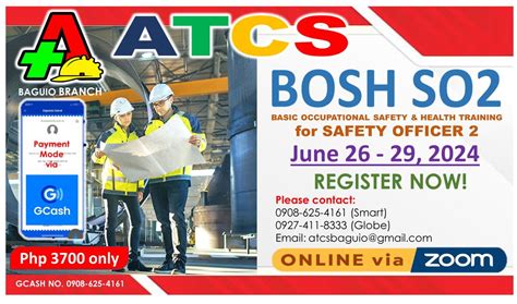 BOSH SO2 (SAFETY OFFICER 2), Baguio CIty, 2600 Baguio City, Philippines ...