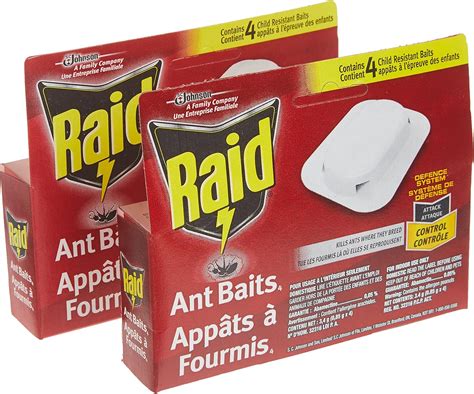 Raid Ant Killer Baits And Traps For Indoor Use, Child Resistant, 8 ...