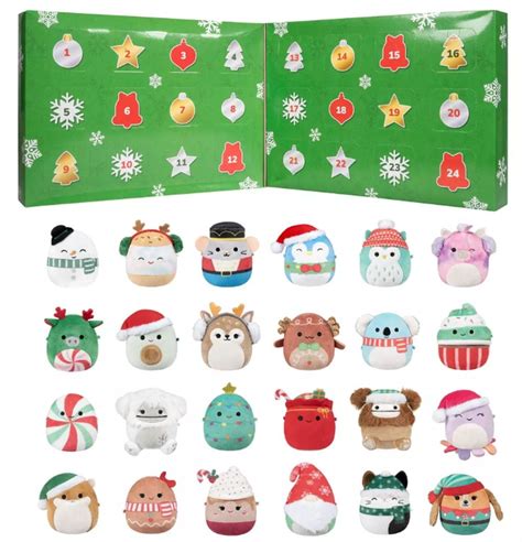 Squishmallows 2.5"Micromallows Holiday Advent Calendar 2024 - 24pc ...