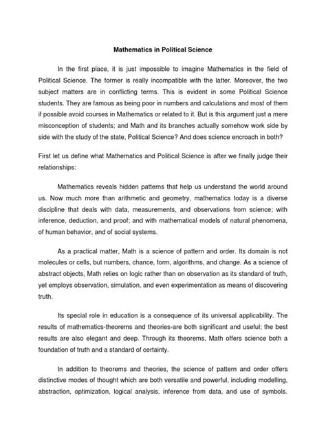 Political Science Math Equations 的图像结果