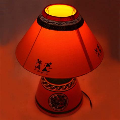 CLAY LAMP BASE-YELLOW