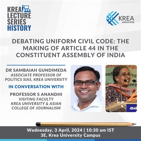 Debating Uniform Civil Code: The Making of Article 44 in the ...