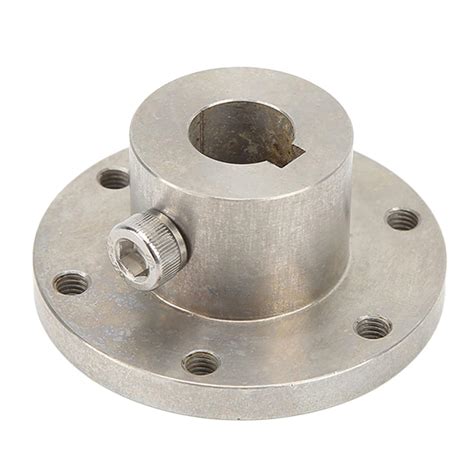 BAUD 14mm Stainless Steel Rigid Flange Coupling with Chain Slot, Motor ...