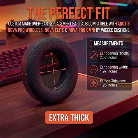 Arctis Nova Pro Wireless, Nova Elite & Nova Pro Omni Earpads - WC Free ...