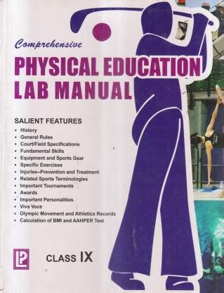 Comprehensive Physical Education Lab Manual Class Ix: Buy Comprehensive ...