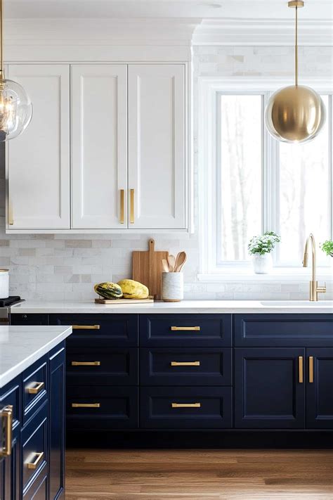 62 Gorgeous Navy Blue Kitchen Cabinets (for Every Style)