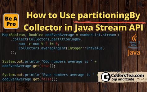 How to Use partitioningBy Collector in Java Stream API | CodersTea