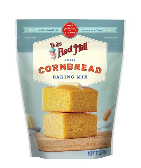 Amazon.com: Bob's Red Mill Signature Golden Cornbread Baking Mix, 13 Oz ...