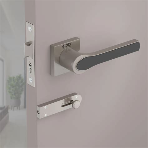 Gloxy Brass Door Lock for Bathroom, Balcony, Home – Keyless Mortise ...
