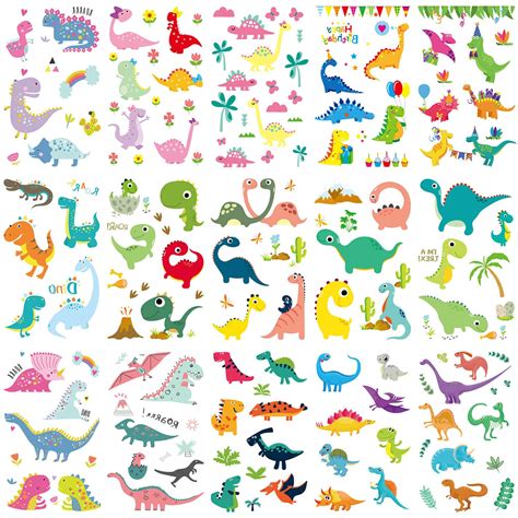 Wondersen Temporary Dinosaur Tattoos Stickers for India | Ubuy