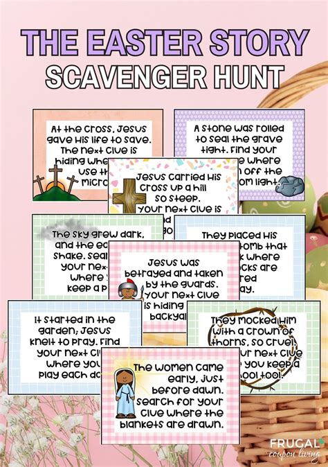 Easter story scavenger hunt – Artofit