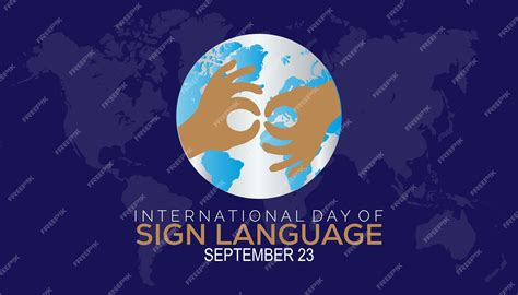 Premium Vector | International day of sign language 10