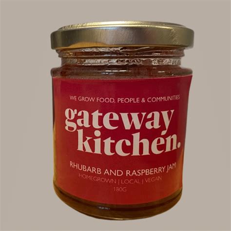 Gateway Kitchen Rhubarb and Raspberry Jam - Gateway Collective