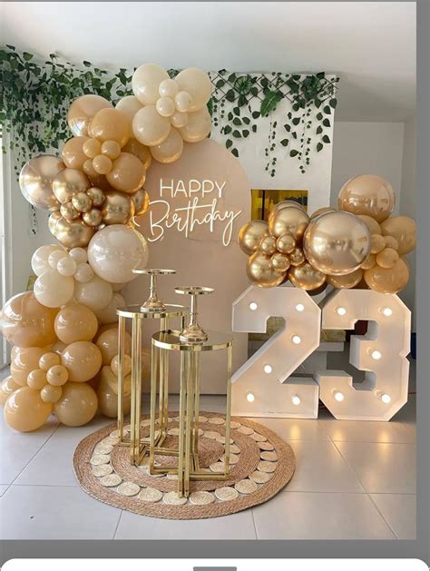 Pin by Minerva on Decoración con globos | Birthday decorations, 21st ...