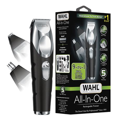 Wahl All-in-One Head-to-Toe Beard and Body Grooming Kit for Men ...