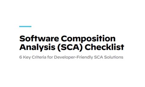 Image result for SCA Software Composition Analysis